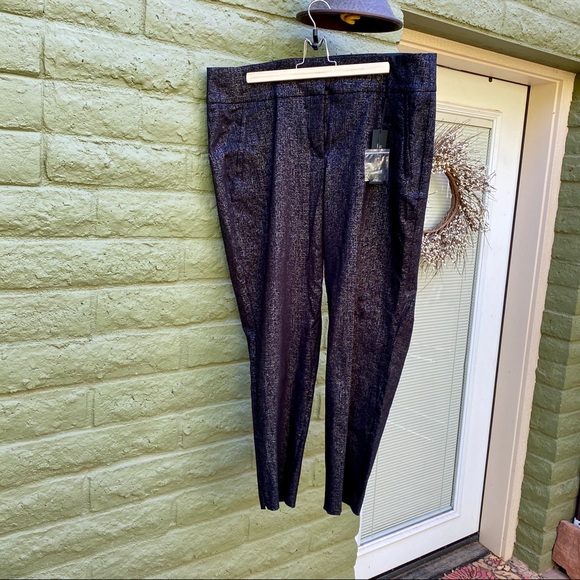 Lane Bryant Pants - Lane Bryant Gold Black Pants